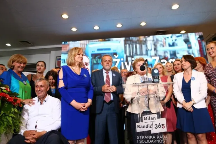 ZAGREB: Milan Bandić održao govor nakon pobjede u drugom krugu lokalnih izbora