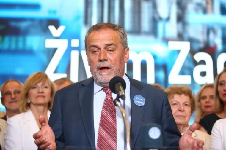 ZAGREB: Milan Bandić održao govor nakon pobjede u drugom krugu lokalnih izbora