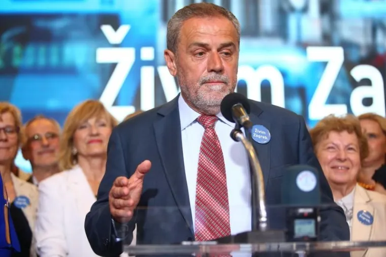 ZAGREB: Milan Bandić održao govor nakon pobjede u drugom krugu lokalnih izbora