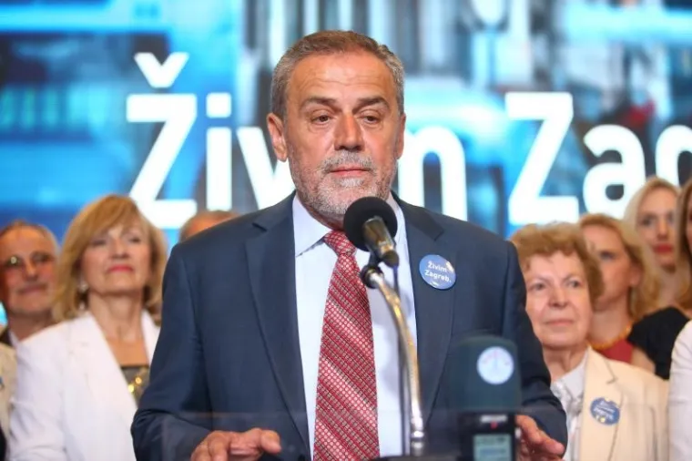 ZAGREB: Milan Bandić održao govor nakon pobjede u drugom krugu lokalnih izbora