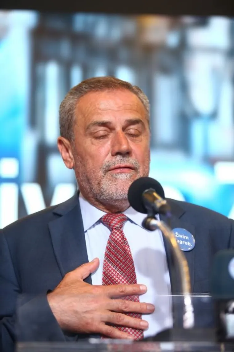 ZAGREB: Milan Bandić održao govor nakon pobjede u drugom krugu lokalnih izbora