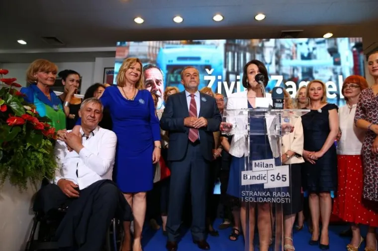 ZAGREB: Milan Bandić održao govor nakon pobjede u drugom krugu lokalnih izbora