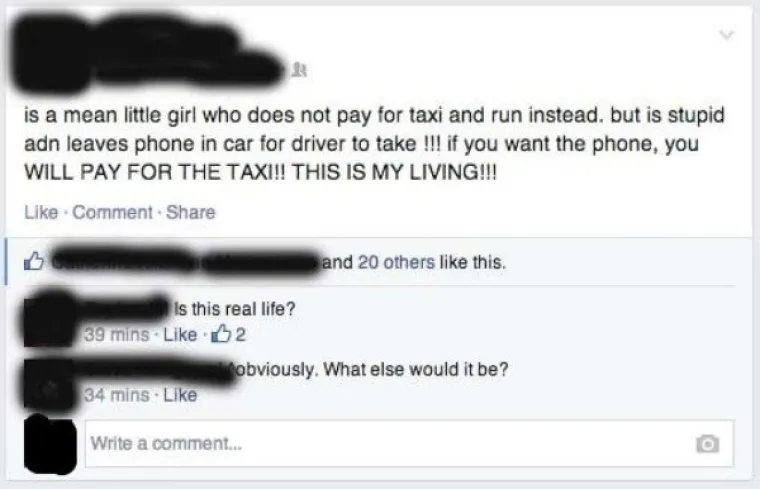 putnice koja je pobjegla taksistu, ali pritom ostavila mobitel