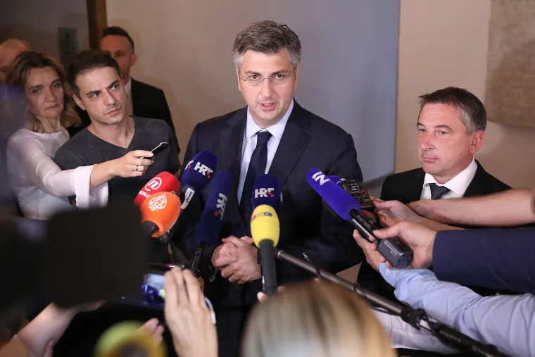 Andrej Plenković i Predrag &Scaron;tromar