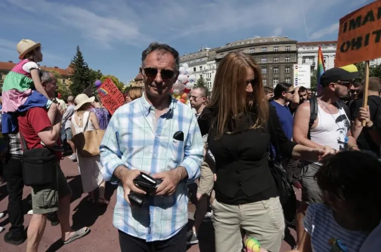 Milorad Pupovac i Slavica Lukić