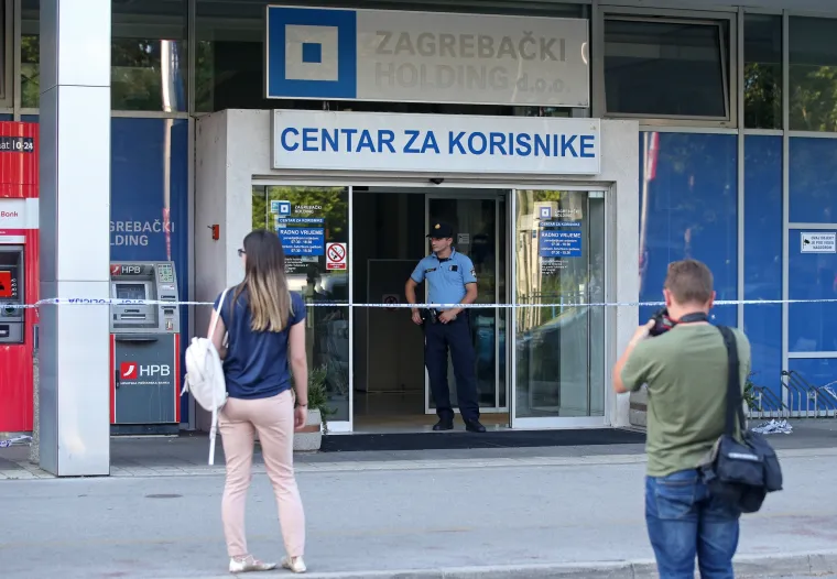 Oružana pljačka u Centru za korisnike Zagrebačkog holdinga