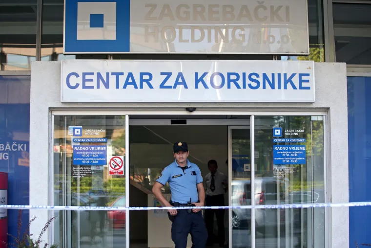 Oružana pljačka u Centru za korisnike Zagrebačkog holdinga