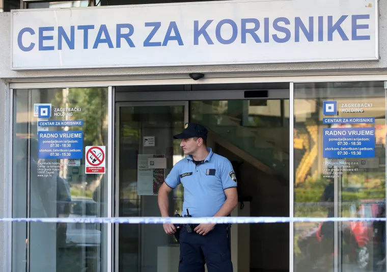 Oružana pljačka u Centru za korisnike Zagrebačkog holdinga