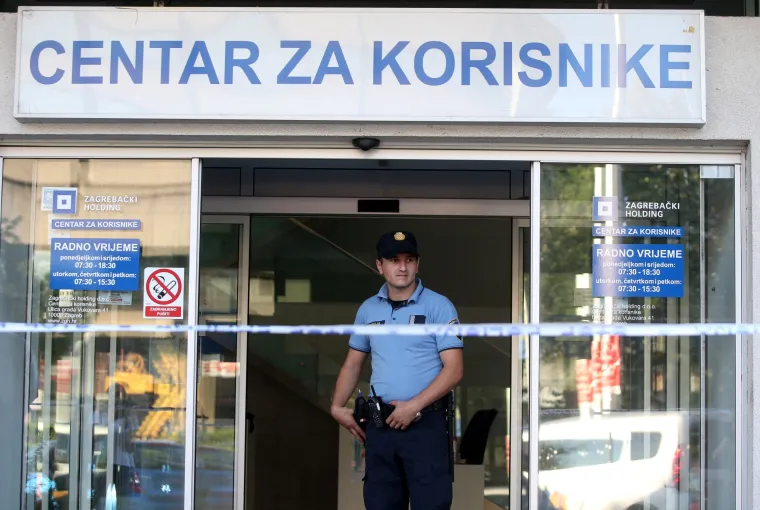 Oružana pljačka u Centru za korisnike Zagrebačkog holdinga