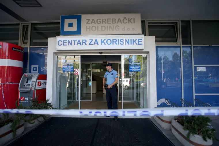 Oružana pljačka u Centru za korisnike Zagrebačkog holdinga