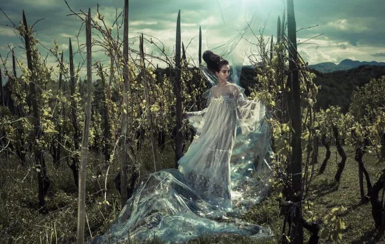 Boudoir couture kolekcija "Out of space" genijalno je prezentirana inspirativnom fotografskom pričom koju je osmislio i snimio Mladen Šarić, izbjegavajući banalnost bridal fotografija i ironizirajući samu temu, konačni rezultat je spoj umjetničke fotografije i mode te vrhunsko djelo oboje autora, kako dizajnerica, tako i fotografa