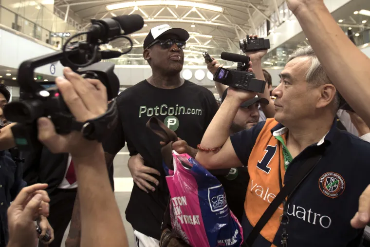 Rodman u Sjevernoj Koreji