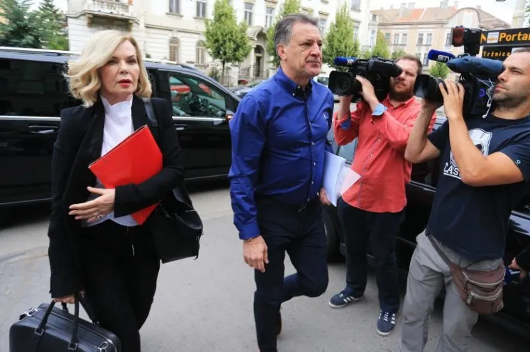 Zdravko Mamić i odvjetnica Jadranka Sloković.