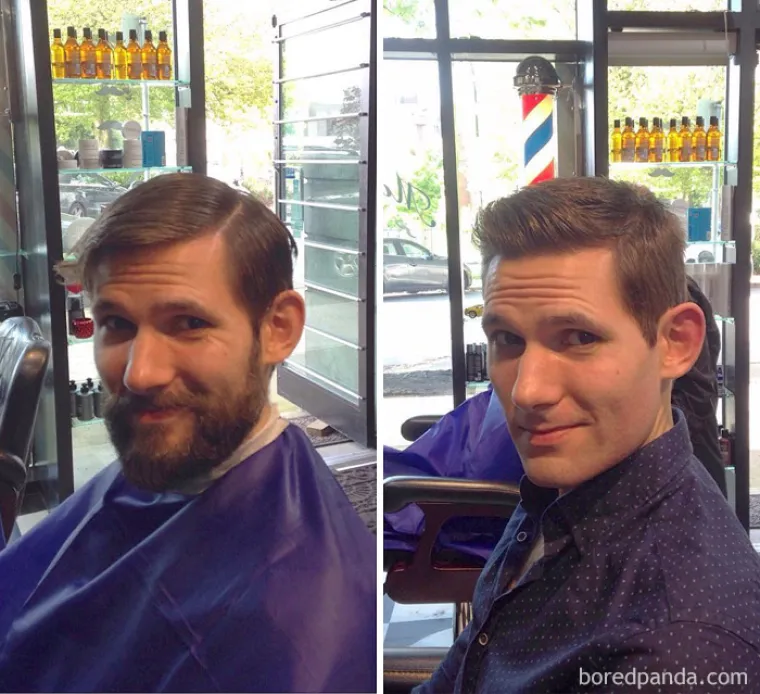 BRADA ČINI MUŠKARCA? Usporedili su se prije i nakon brijanja, izgledaju potpuno neprepoznatljivo. Koja verzija vam se više sviđa?