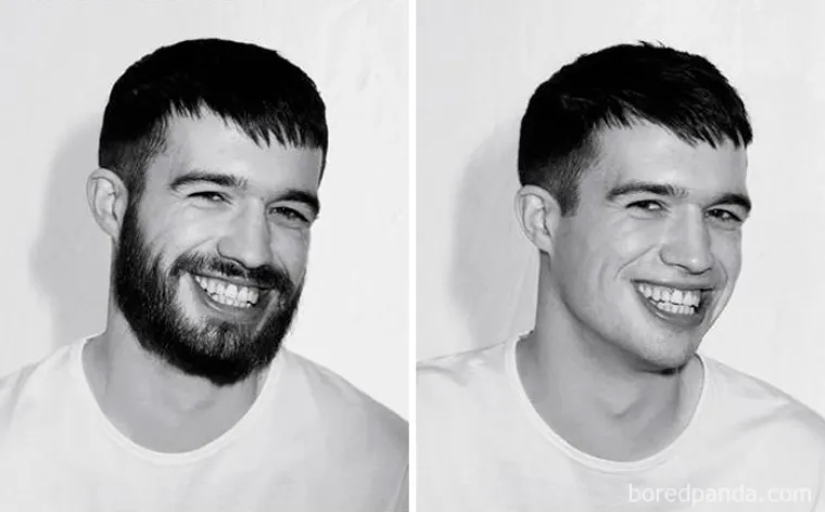 BRADA ČINI MU&Scaron;KARCA? Usporedili su se prije i nakon brijanja, izgledaju potpuno neprepoznatljivo. Koja verzija vam se vi&scaron;e sviđa?