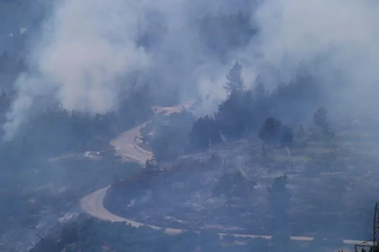 Veliki &scaron;umski požar kod Podgore: Evakuirali goste hotela i stanovnike, gasi ga 250 vatrogasaca