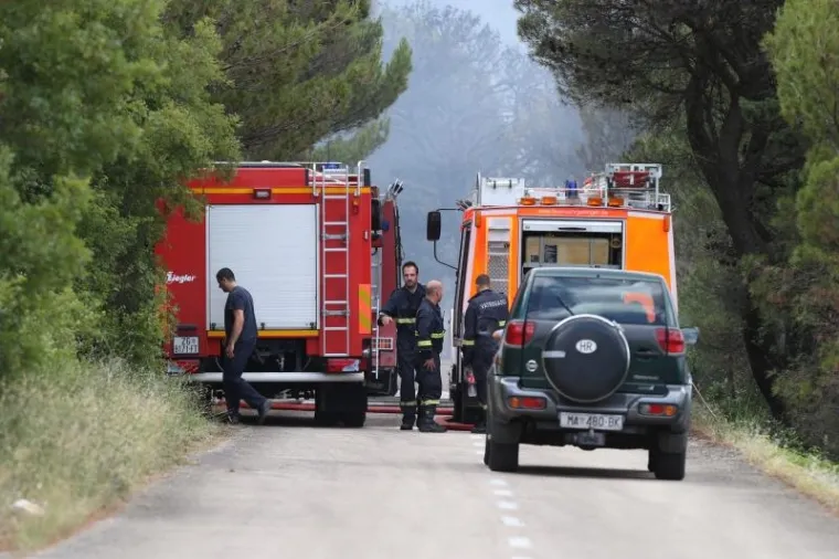 Veliki &scaron;umski požar kod Podgore: Evakuirali goste hotela i stanovnike, gasi ga 250 vatrogasaca