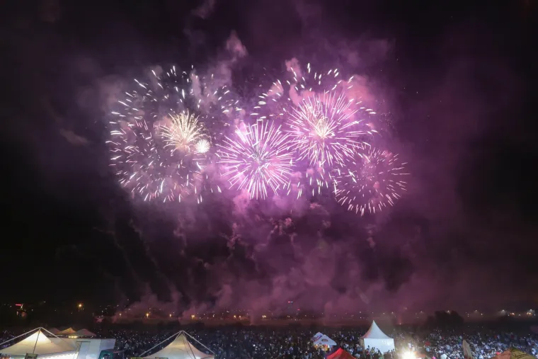 Nastup grupe Mirnovec na 17. Međunarodnom festivalu vatrometa