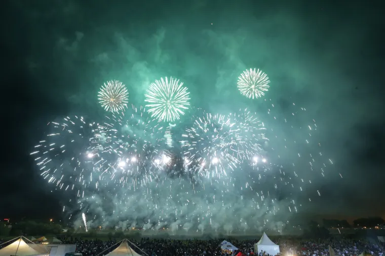 Nastup grupe Mirnovec na 17. Međunarodnom festivalu vatrometa