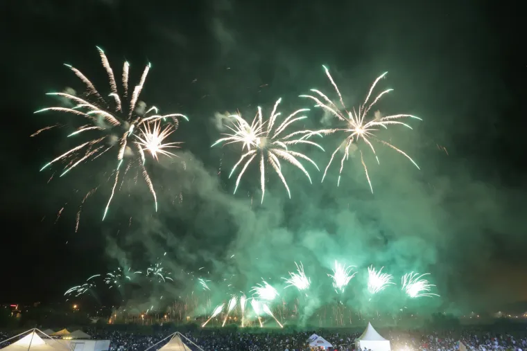 Nastup grupe Mirnovec na 17. Međunarodnom festivalu vatrometa