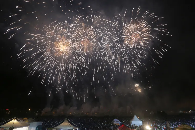 Nastup grupe Mirnovec na 17. Međunarodnom festivalu vatrometa