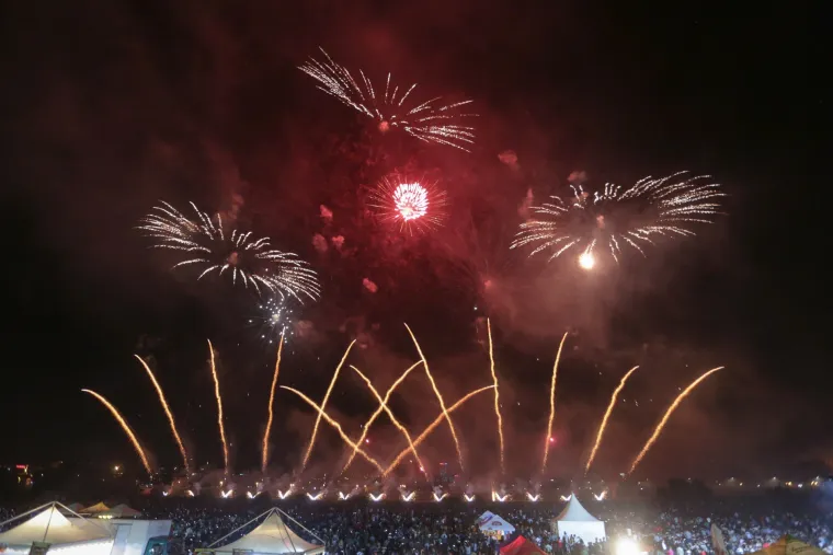 Nastup grupe Mirnovec na 17. Međunarodnom festivalu vatrometa