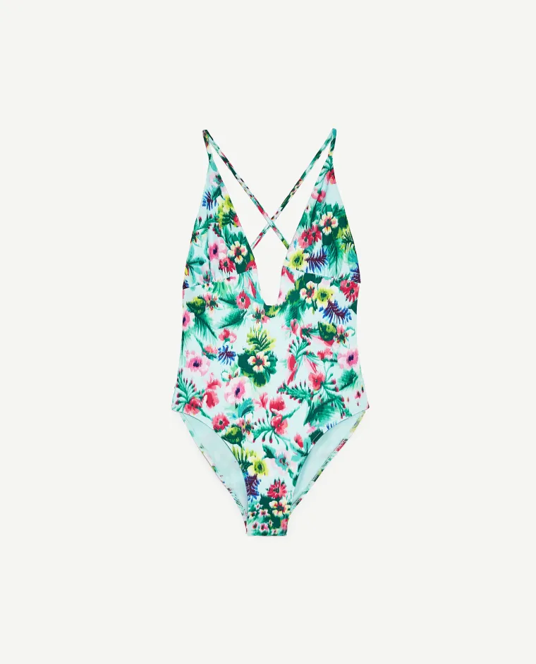 Cvjetni kupaćikostim, Zara, 199,90 kuna