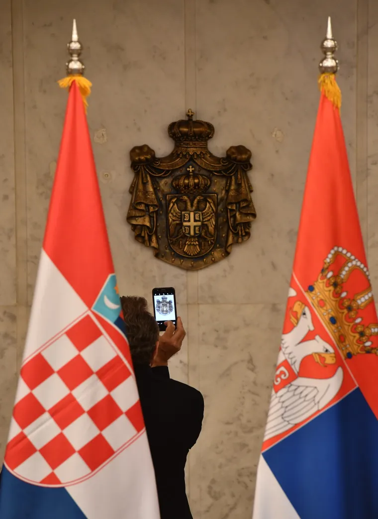 Kolinda Grabar Kitarović i Aleksandar Vučić