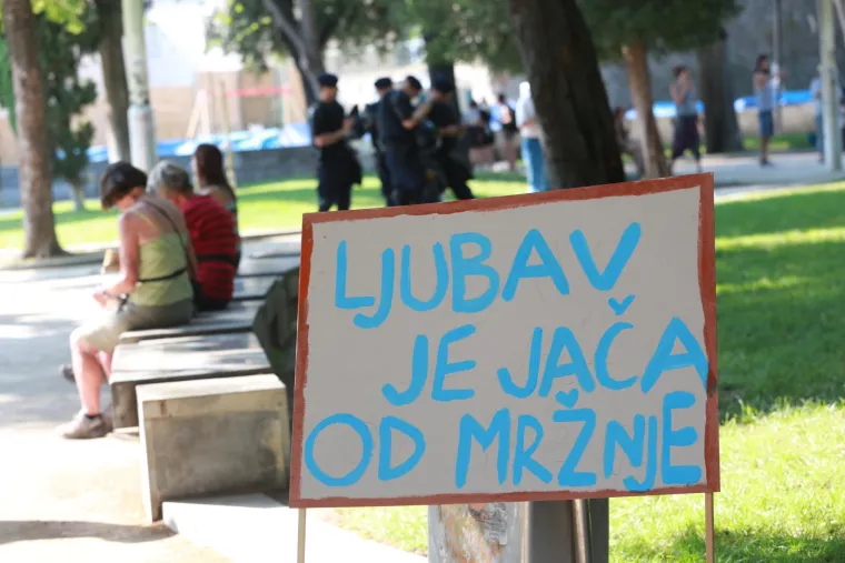 Split Pride 2017 održao se pod sloganom Na&scaron;a &scaron;arena storija na nekoliko lokacija u gradu