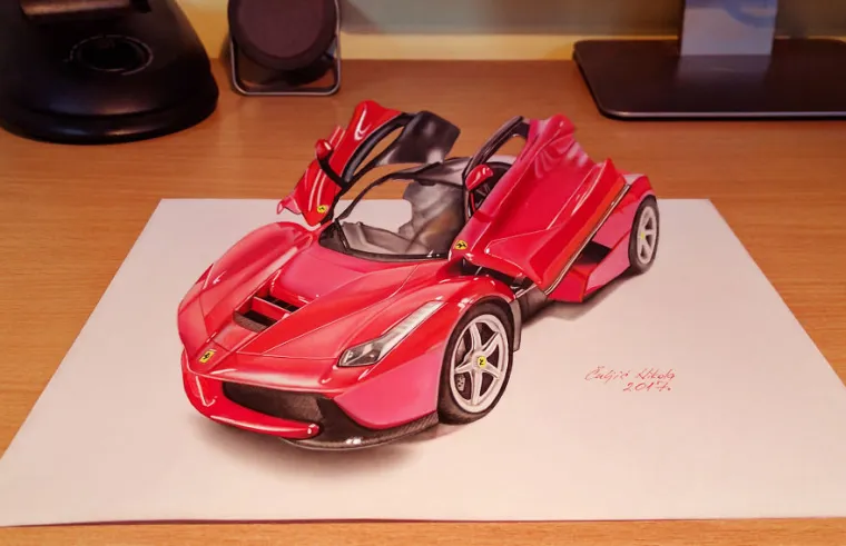 CURE VAM SLINE NA OVAJ SLASTAN KOLAČ? Ali on nije ono &scaron;to mislite, pogledajte ostale genijalne 3D iluzije