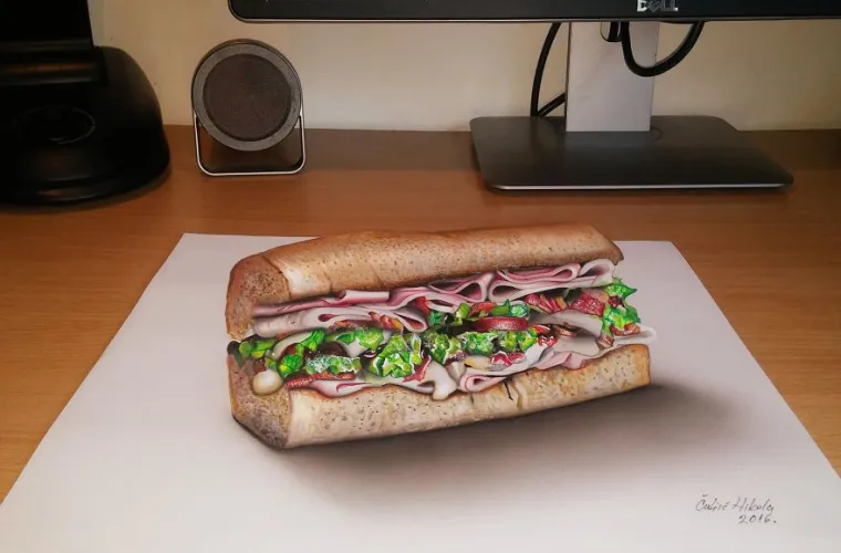 CURE VAM SLINE NA OVAJ SLASTAN KOLAČ? Ali on nije ono &scaron;to mislite, pogledajte ostale genijalne 3D iluzije