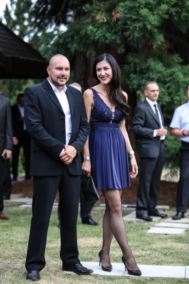 Ana Rucner s bratom Mariom