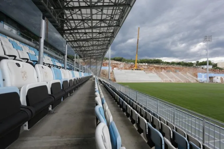 RIJEKA SE SPREMA ZA LIGU PRVAKA: Evo kako napreduje izgradnja sjeverne tribine na Rujevici