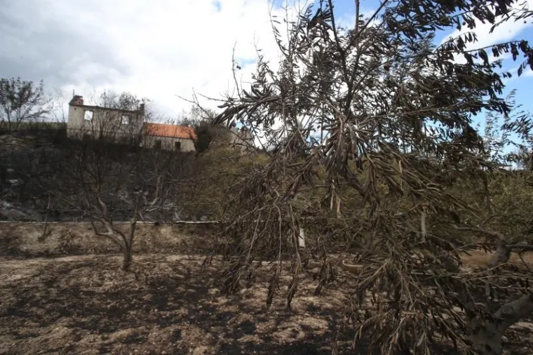 SILA MAJKE PRIRODE: Požar kod Trogira bio je nemilosrdan, pogledajte &scaron;to je ostalo iza njega