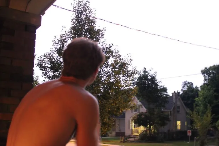 Ovo je zapravo noćna fotografija - snimljena u trenutku munje