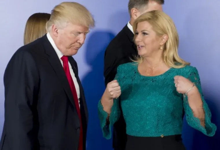 TRUMP I KOLINDA U VAR&Scaron;AVI: Odu&scaron;evljena predsjednica u razgovoru s prvim čovjekom SAD-a