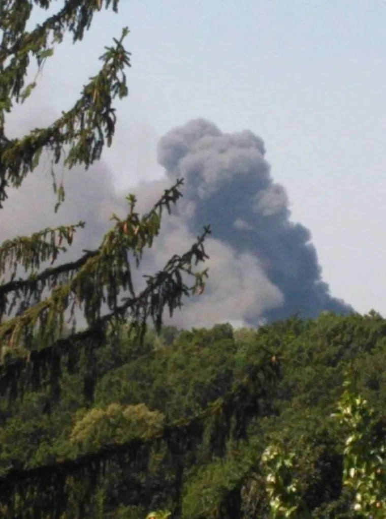 DIM IZNAD ZAGREBA: Zbog požara koji je izbio na Jelenovcu nad Zagrebom se nadvio gusti crni dim
