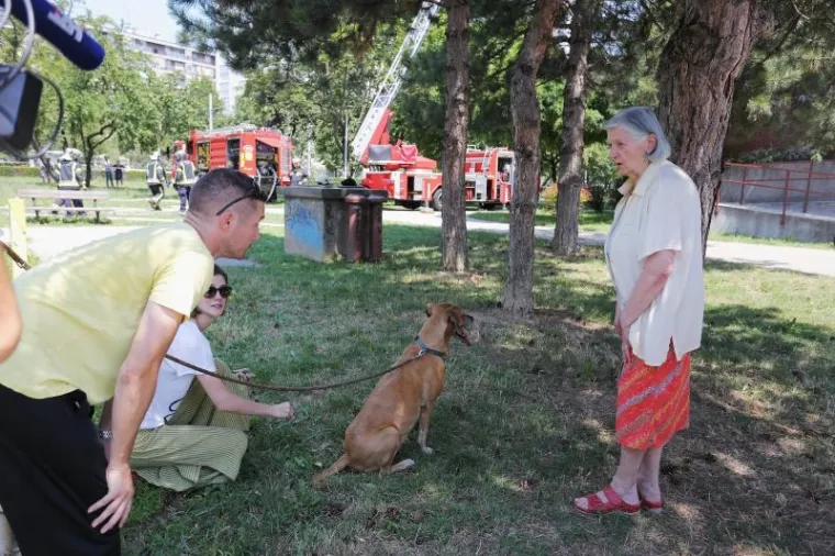 EKSPLOZIJA U ZAGREBU: Gorjelo na osmom katu stambene zgrade u Ferenščici