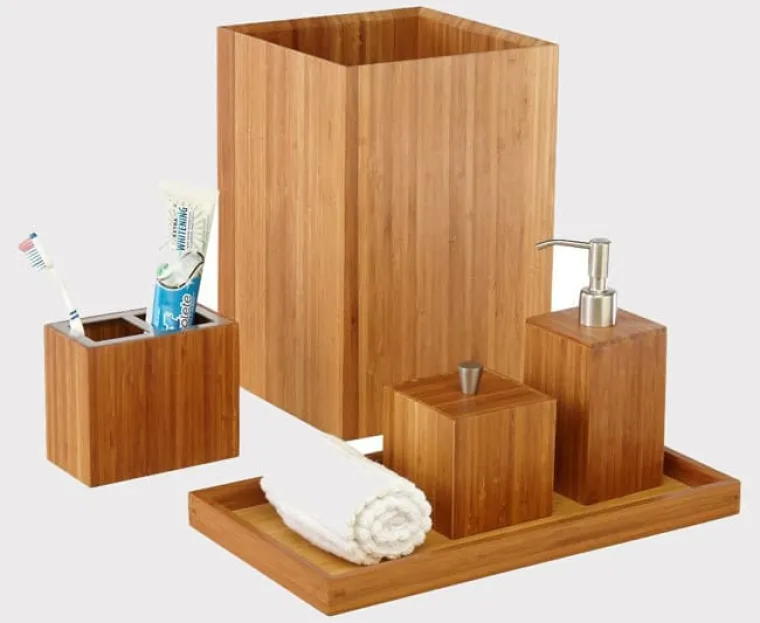 Ovim spremnicima od bambusa unesite da&scaron;ak glamura u kupaonicu.