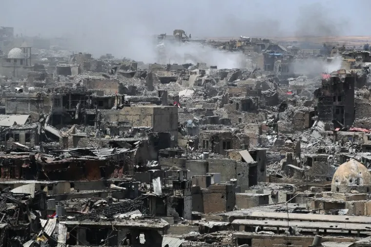 FOTOGRAFIJE POTPUNO RAZRUŠENOG GRADA: Iračke snage proglasile su pobjedu nad ISIS-om u Mosulu