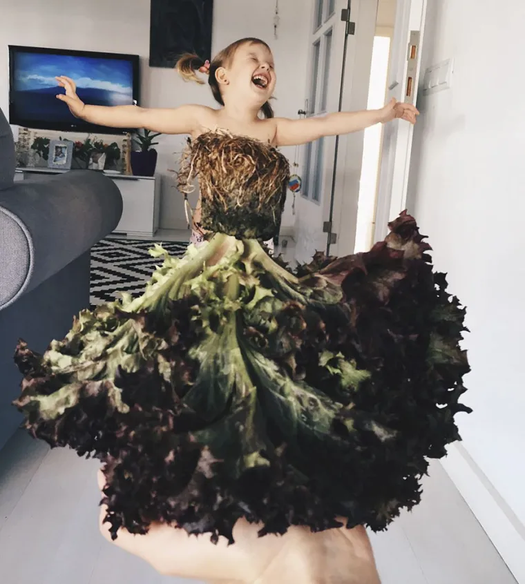 ODIJEVA KĆER U HRANU I CVIJEĆE: Igrajući se perspektivom, ova umjetnica stvara čarobne fotografije