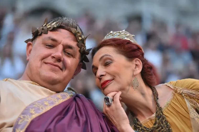 SPEKTAKL U PULSKOJ ARENI: Amfiteatar ponovo postao poprištem borbi gladijatora