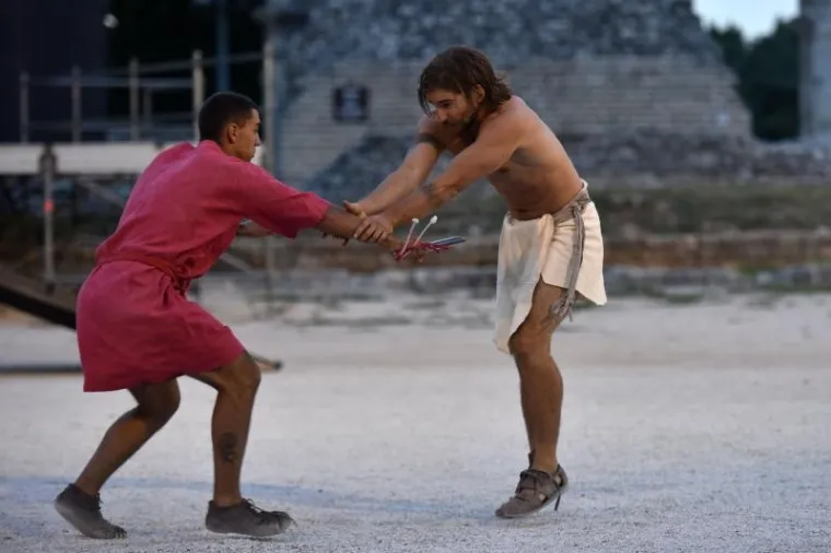 SPEKTAKL U PULSKOJ ARENI: Amfiteatar ponovo postao poprištem borbi gladijatora