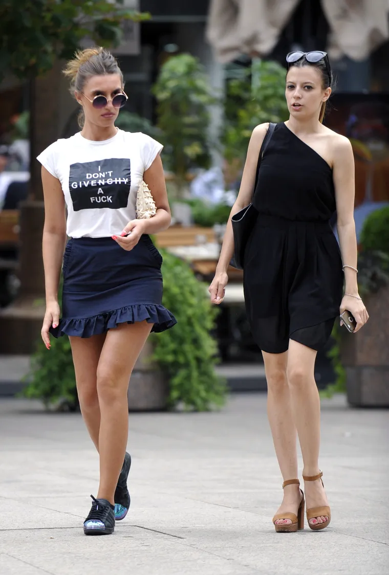 Djevojke u ljetnom izdanju na uzavreloj zagrebačkoj &scaron;pici