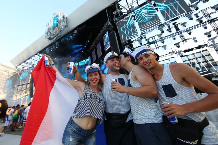 Posjetitelji uživaju u petom izdanju Ultra Europe Festivala na splitskom stadionu Poljud