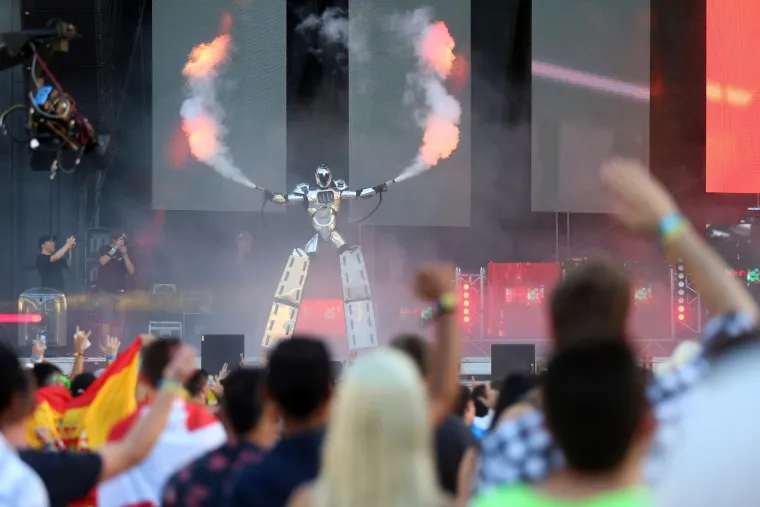 Posjetitelji uživaju u petom izdanju Ultra Europe Festivala na splitskom stadionu Poljud