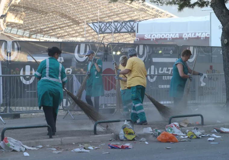 Komunalci imaju pune ruke posla nakon prve noći Ultra Europe Festivala