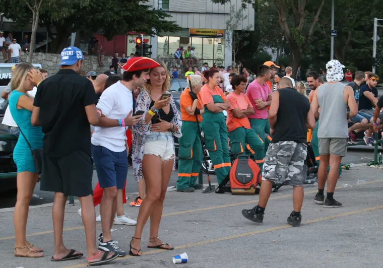 Komunalci imaju pune ruke posla nakon prve noći Ultra Europe Festivala