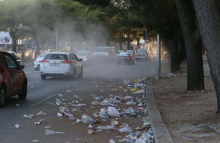 Komunalci imaju pune ruke posla nakon prve noći Ultra Europe Festivala