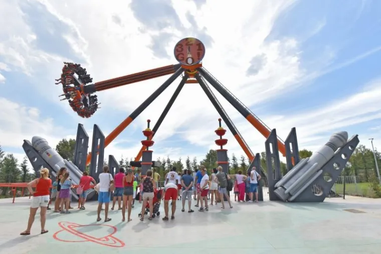 15.07.2017., Biograd na Moru - Otvoren je Fun Park Mirnovec, prvi tematski zabavno-adrenalinski park u Hrvatskoj ili kako mu tepaju, hrvatski Gardaland.